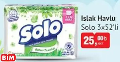 SOLO ISLAK HAVLU SOLO ISLAK HAVLU